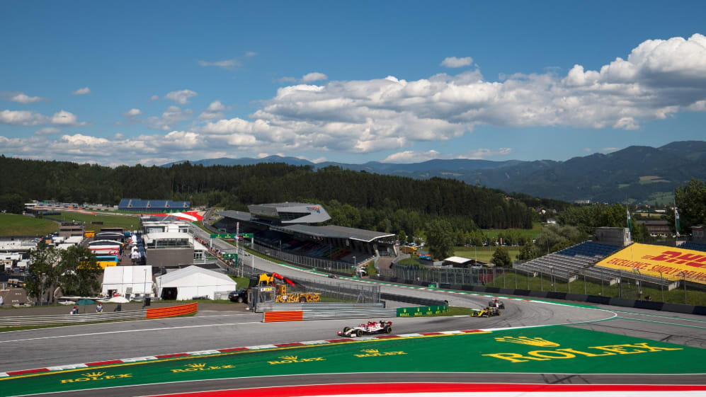What time is the 2021 Styrian Grand Prix at the Red Bull Ring and